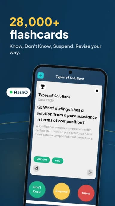 28,000+ FlashQ flashcards with Know, Don't Know and Suspend